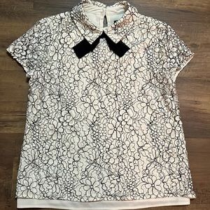 Karl Lagerfeld size 4 lace shirt